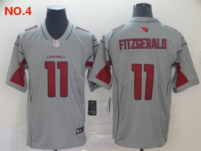 Men's Arizona Cardinals #11 Larry Fitzgerald Jersey NO.4;